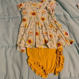 Talia bummie set 6-12 months